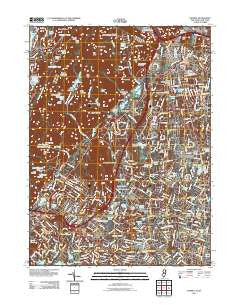 Ramsey New Jersey Historical topographic map, 1:24000 scale, 7.5 X 7.5 Minute, Year 2011