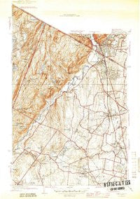 Ramsey New Jersey Historical topographic map, 1:31680 scale, 7.5 X 7.5 Minute, Year 1945
