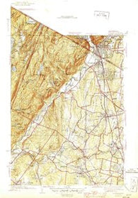 Ramsey New Jersey Historical topographic map, 1:31680 scale, 7.5 X 7.5 Minute, Year 1945