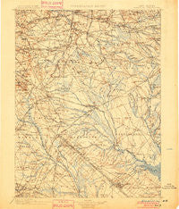 Rancocas New Jersey Historical topographic map, 1:125000 scale, 30 X 30 Minute, Year 1900