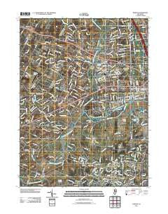 Raritan New Jersey Historical topographic map, 1:24000 scale, 7.5 X 7.5 Minute, Year 2011