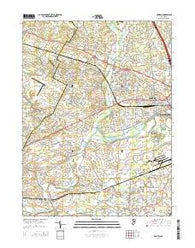 Raritan New Jersey Historical topographic map, 1:24000 scale, 7.5 X 7.5 Minute, Year 2014