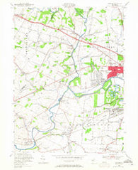 Raritan New Jersey Historical topographic map, 1:24000 scale, 7.5 X 7.5 Minute, Year 1955