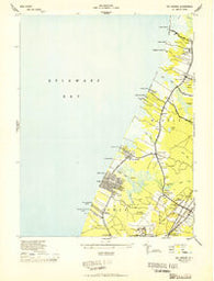 Rio Grande New Jersey Historical topographic map, 1:24000 scale, 7.5 X 7.5 Minute, Year 1944