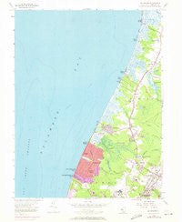Rio Grande New Jersey Historical topographic map, 1:24000 scale, 7.5 X 7.5 Minute, Year 1956