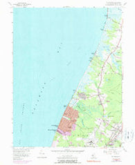 Rio Grande New Jersey Historical topographic map, 1:24000 scale, 7.5 X 7.5 Minute, Year 1956