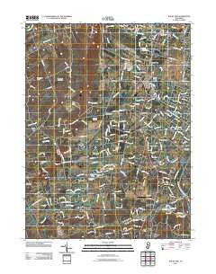 Rocky Hill New Jersey Historical topographic map, 1:24000 scale, 7.5 X 7.5 Minute, Year 2011