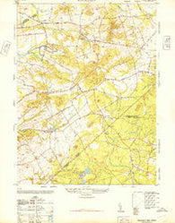 Roosevelt New Jersey Historical topographic map, 1:24000 scale, 7.5 X 7.5 Minute, Year 1947