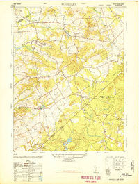 Roosevelt New Jersey Historical topographic map, 1:24000 scale, 7.5 X 7.5 Minute, Year 1948