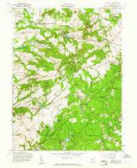 Roosevelt New Jersey Historical topographic map, 1:24000 scale, 7.5 X 7.5 Minute, Year 1957