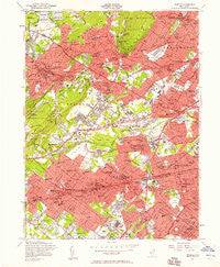 Roselle New Jersey Historical topographic map, 1:24000 scale, 7.5 X 7.5 Minute, Year 1955