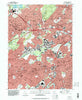 Roselle New Jersey Historical topographic map, 1:24000 scale, 7.5 X 7.5 Minute, Year 1995