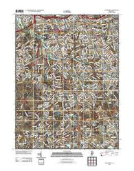 Runnemede New Jersey Historical topographic map, 1:24000 scale, 7.5 X 7.5 Minute, Year 2011