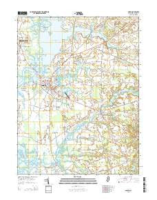 Salem New Jersey Historical topographic map, 1:24000 scale, 7.5 X 7.5 Minute, Year 2014