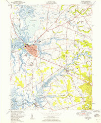 Salem New Jersey Historical topographic map, 1:24000 scale, 7.5 X 7.5 Minute, Year 1948