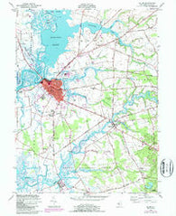 Salem New Jersey Historical topographic map, 1:24000 scale, 7.5 X 7.5 Minute, Year 1948