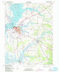 Salem New Jersey Historical topographic map, 1:24000 scale, 7.5 X 7.5 Minute, Year 1948