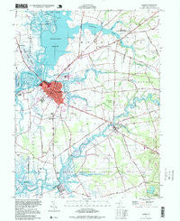 Salem New Jersey Historical topographic map, 1:24000 scale, 7.5 X 7.5 Minute, Year 1995