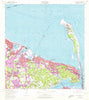 Sandy Hook New Jersey Historical topographic map, 1:24000 scale, 7.5 X 7.5 Minute, Year 1954
