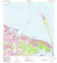 Sandy Hook New Jersey Historical topographic map, 1:24000 scale, 7.5 X 7.5 Minute, Year 1954