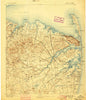 Sandy Hook New Jersey Historical topographic map, 1:62500 scale, 15 X 15 Minute, Year 1893