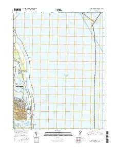 Sandy Hook East New Jersey Current topographic map, 1:24000 scale, 7.5 X 7.5 Minute, Year 2016