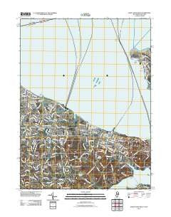 Sandy Hook West New Jersey Historical topographic map, 1:24000 scale, 7.5 X 7.5 Minute, Year 2011