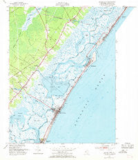 Sea Isle City New Jersey Historical topographic map, 1:24000 scale, 7.5 X 7.5 Minute, Year 1952