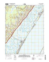 Sea Isle City New Jersey Current topographic map, 1:24000 scale, 7.5 X 7.5 Minute, Year 2016