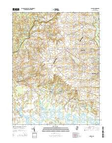 Shiloh New Jersey Historical topographic map, 1:24000 scale, 7.5 X 7.5 Minute, Year 2014