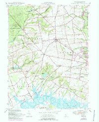 Shiloh New Jersey Historical topographic map, 1:24000 scale, 7.5 X 7.5 Minute, Year 1947
