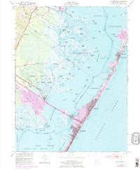 Ship Bottom New Jersey Historical topographic map, 1:24000 scale, 7.5 X 7.5 Minute, Year 1952