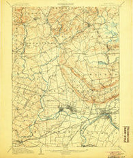 Somerville New Jersey Historical topographic map, 1:62500 scale, 15 X 15 Minute, Year 1905
