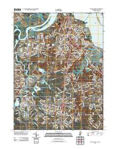 South Amboy New Jersey Historical topographic map, 1:24000 scale, 7.5 X 7.5 Minute, Year 2011