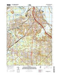 South Amboy New Jersey Historical topographic map, 1:24000 scale, 7.5 X 7.5 Minute, Year 2014