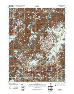 Stanhope New Jersey Historical topographic map, 1:24000 scale, 7.5 X 7.5 Minute, Year 2011