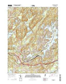 Stanhope New Jersey Historical topographic map, 1:24000 scale, 7.5 X 7.5 Minute, Year 2014