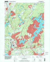 Stanhope New Jersey Historical topographic map, 1:24000 scale, 7.5 X 7.5 Minute, Year 1995
