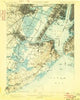 Staten Island New York Historical topographic map, 1:62500 scale, 15 X 15 Minute, Year 1900