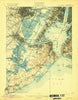 Staten Island New York Historical topographic map, 1:62500 scale, 15 X 15 Minute, Year 1900