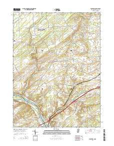 Stockton New Jersey Historical topographic map, 1:24000 scale, 7.5 X 7.5 Minute, Year 2014
