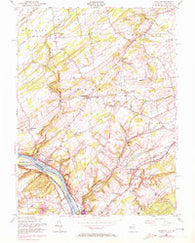 Stockton New Jersey Historical topographic map, 1:24000 scale, 7.5 X 7.5 Minute, Year 1954
