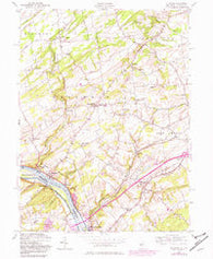 Stockton New Jersey Historical topographic map, 1:24000 scale, 7.5 X 7.5 Minute, Year 1954