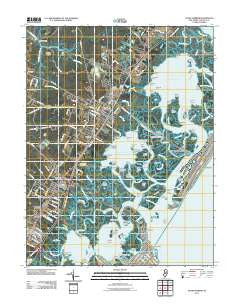 Stone Harbor New Jersey Historical topographic map, 1:24000 scale, 7.5 X 7.5 Minute, Year 2011