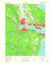 Toms River New Jersey Historical topographic map, 1:24000 scale, 7.5 X 7.5 Minute, Year 1953