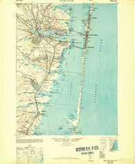Toms River New Jersey Historical topographic map, 1:62500 scale, 15 X 15 Minute, Year 1948