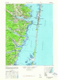 Toms River New Jersey Historical topographic map, 1:62500 scale, 15 X 15 Minute, Year 1948