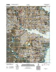 Toms River New Jersey Historical topographic map, 1:24000 scale, 7.5 X 7.5 Minute, Year 2011
