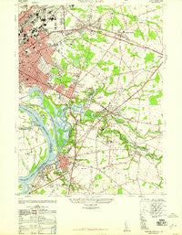 Trenton East New Jersey Historical topographic map, 1:24000 scale, 7.5 X 7.5 Minute, Year 1947