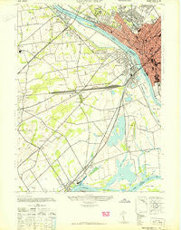 Trenton West New Jersey Historical topographic map, 1:24000 scale, 7.5 X 7.5 Minute, Year 1947